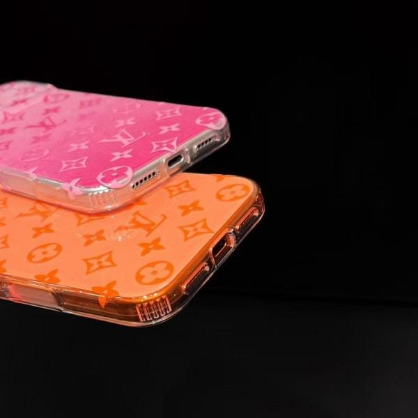 LV Glitter Monogram Case for iPhone 17/16/15 Series - Slim Soft TPU LV Glitter Monogram Case for iPhone 17/16/15 Series - Slim Soft TPU
