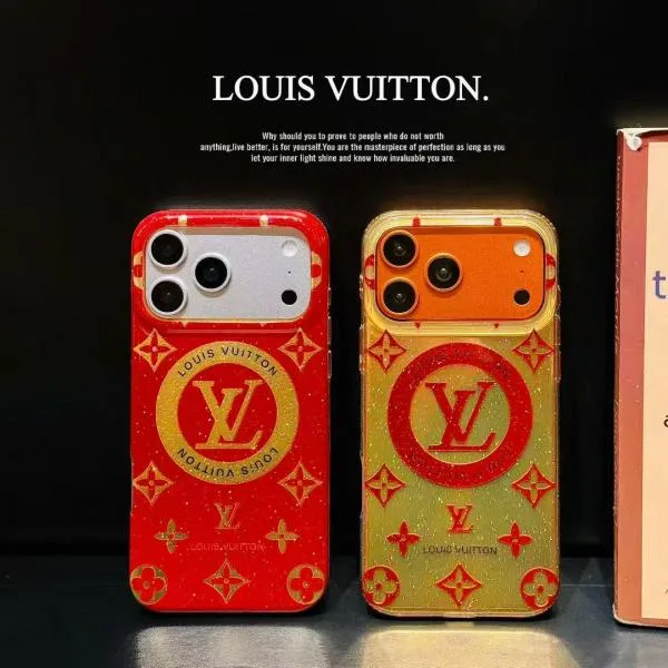 Glitter LV Monogram Case for iPhone 17/16/15 Series - Slim MagSafe Glitter LV Monogram Case for iPhone 17/16/15 Series - Slim MagSafe