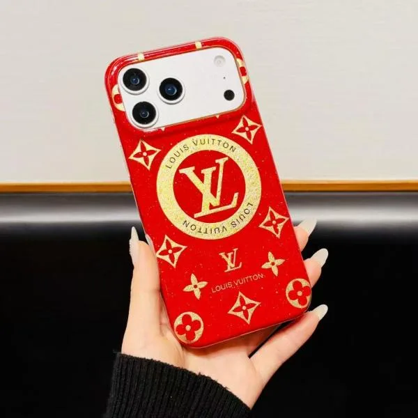 Glitter LV Monogram Case for iPhone 17/16/15 Series - Slim MagSafe Glitter LV Monogram Case for iPhone 17/16/15 Series - Slim MagSafe