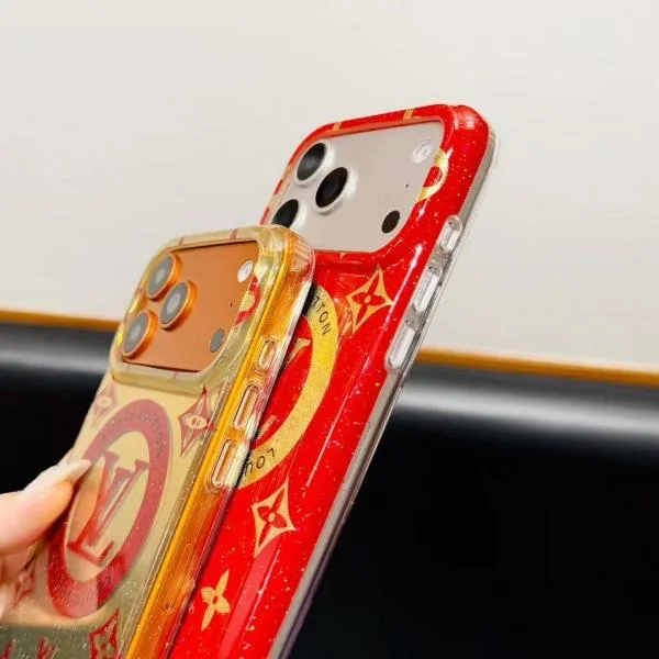 Glitter LV Monogram Case for iPhone 17/16/15 Series - Slim MagSafe Glitter LV Monogram Case for iPhone 17/16/15 Series - Slim MagSafe