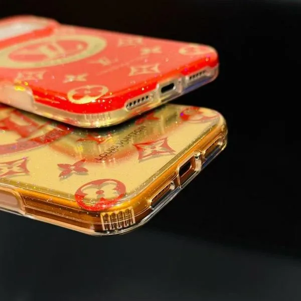 Glitter LV Monogram Case for iPhone 17/16/15 Series - Slim MagSafe Glitter LV Monogram Case for iPhone 17/16/15 Series - Slim MagSafe