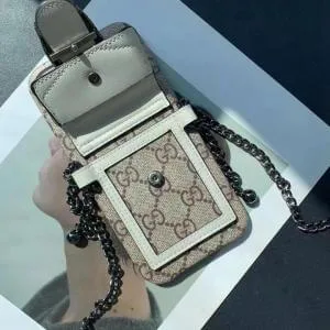 Gucci Dionysus Card Holder Crossbody Chain Case