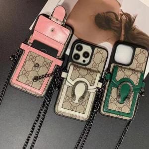 Gucci Dionysus Card Holder Crossbody Chain Case