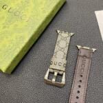 Gucci Premium Genuine Leather Apple Watch Strap Band
