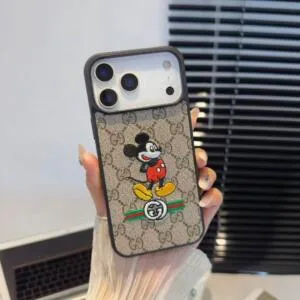 Artisan Embroidered Animal Case for iPhone 17 Series | Gucci-Inspired Slim Cover