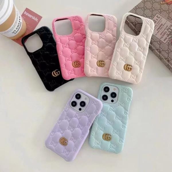Gucci Soft Leather iPhone Case