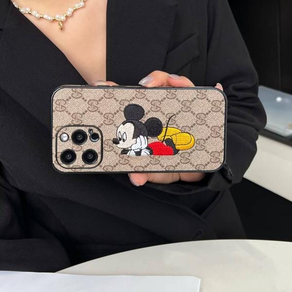 Premium Gucci Animal Embroidered Full Cover Phone Case