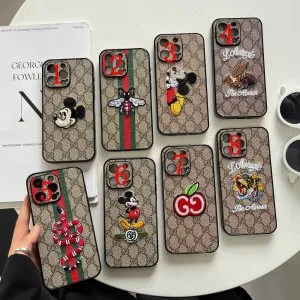 Premium Gucci Animal Embroidered Full Cover Phone Case