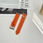 Hermès Leather Apple Watch Band Strap 42 44 45 49mm