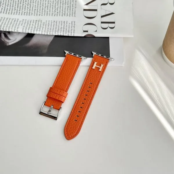 Hermès Leather Apple Watch Band Strap 38 40 41mm Hermès Leather Apple Watch Band Strap 38 40 41mm