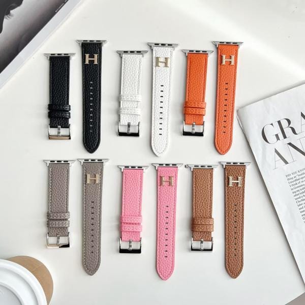 Hermès Leather Apple Watch Band Strap 38 40 41mm