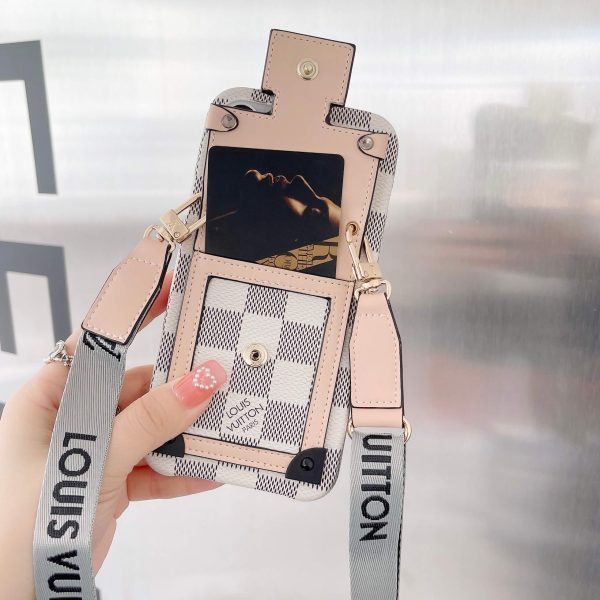 LOUIS VUITTON Back Flip Wallet Case for iPhone 13 Pro Max