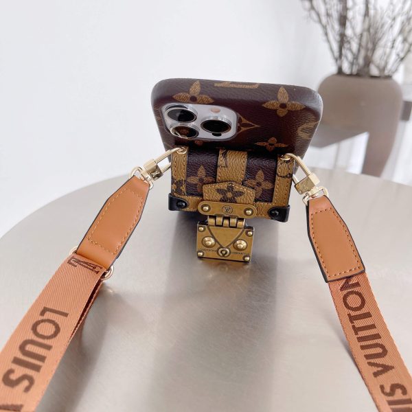 LOUIS VUITTON Back Flip Wallet Case for iPhone 13 Pro Max