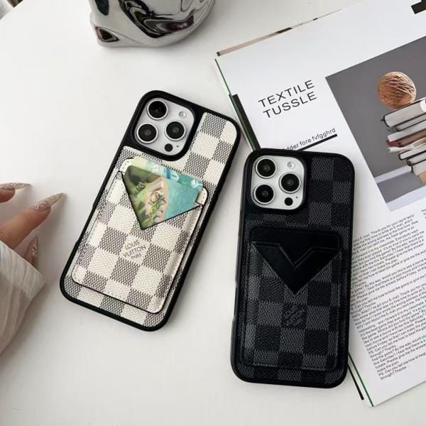 iPhone 16 Series Back Cover Wallet - 2 Card Slots & Signature V-Pocket