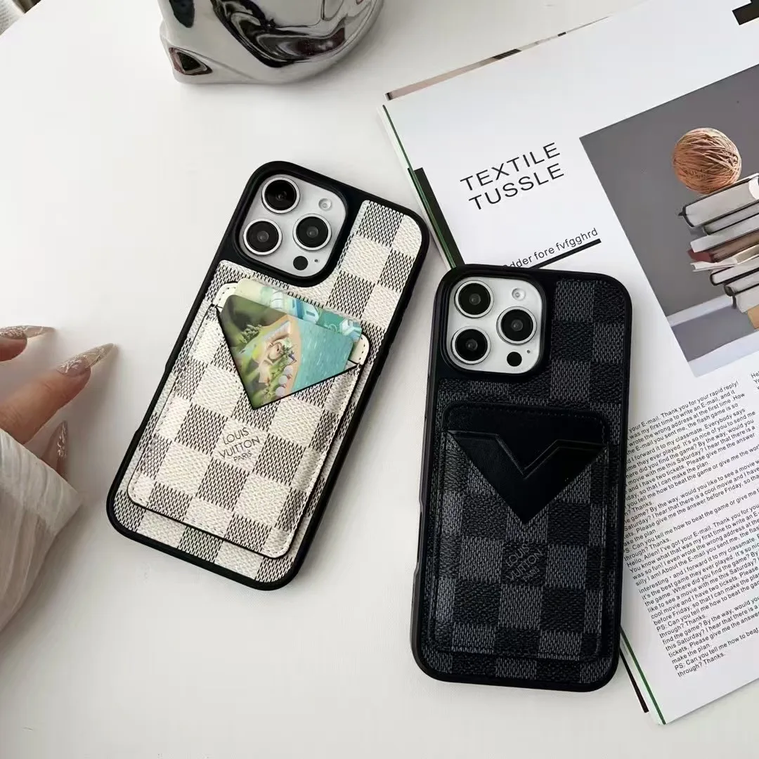 LV iPhone 15 Pro Dual Card Slot Case