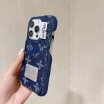 Louis Vuitton Denim Design Card Holder iPhone Case