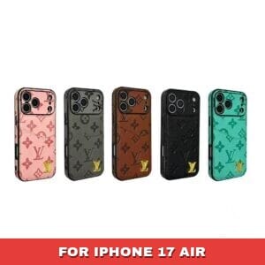Luxury LV Empreinte Leather Case for iPhone 17 Pro Max & Series | Designer Monogram with Card Slot - 17 AIR
