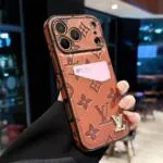 Luxury LV Empreinte Leather Case for iPhone 17 Pro Max & Series | Designer Monogram with Card Slot