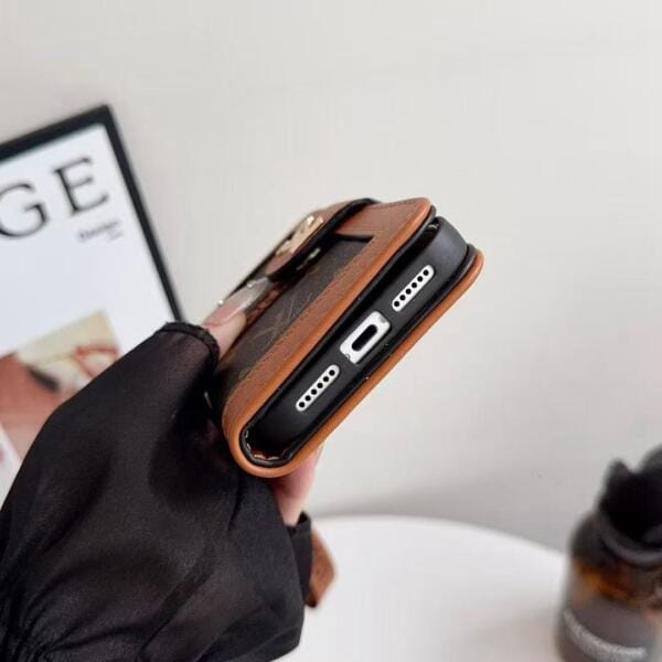 LV & Gucci Style Split Folio Case for iPhone 17 Pro & Series | Wallet with Card Slots LV & Gucci Style Split Folio Case for iPhone 17 Pro & Series | Wallet with Card Slots