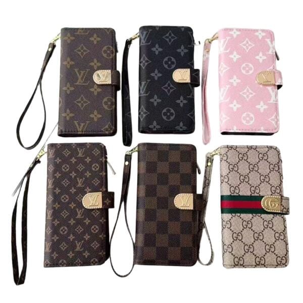 Louis Vuitton Monogram Folio Clutch for iPhone 17 Series | Zipper Wallet Case with Card & Cash Slots Louis Vuitton Monogram Folio Clutch for iPhone 17 Series | Zipper Wallet Case with Card & Cash Slots