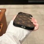 iPhone 17 / Pro / Max Slim Leather LV Style Case - Tailored Camera Wrap iPhone 17 / Pro / Max Slim Leather LV Style Case - Tailored Camera Wrap