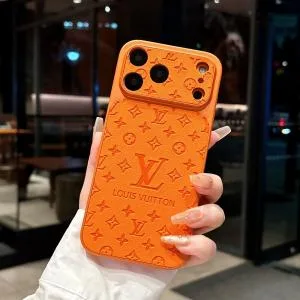 iPhone 17 & Pro Max Soft Leather Texture Case - Slim TPU & Embossed Monogram iPhone 17 & Pro Max Soft Leather Texture Case - Slim TPU & Embossed Monogram