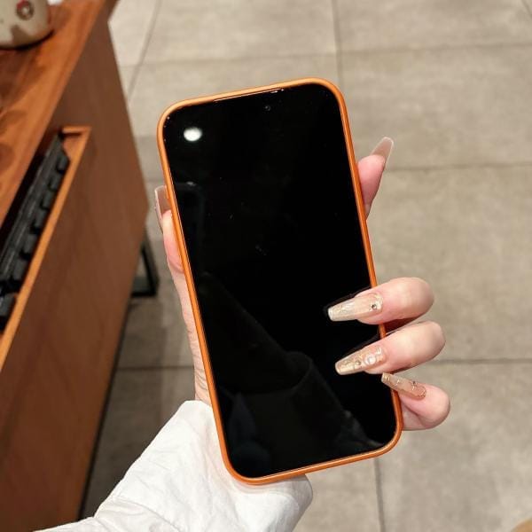 iPhone 17 & Pro Max Soft Leather Texture Case - Slim TPU & Embossed Monogram