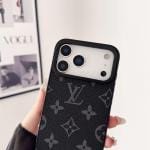 Metal Logo Case for iPhone 17, Air, Pro Max - Slim Designer Leather