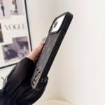 Metal Logo Case for iPhone 17, Air, Pro Max - Slim Designer Leather