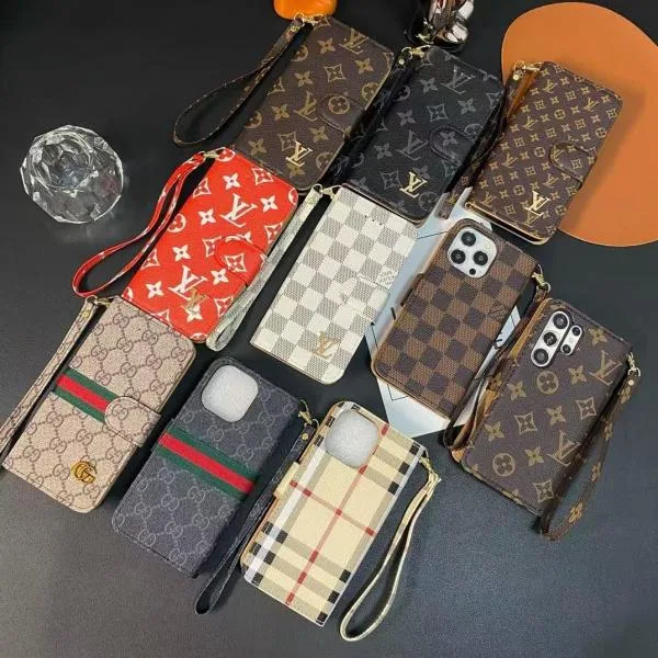 Louis Vuitton Folio Wallet Case for Galaxy S22 - S25 Plus Ultra