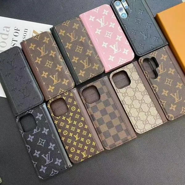Louis Vuitton Magnetic Closure Wallet Card Holder Case for Samsung Galaxy Phone Louis Vuitton Magnetic Closure Wallet Card Holder Case for Samsung Galaxy Phone