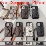Samsung Galaxy Louis Vuitton Organ Card Holder Case with Crossbody Samsung Galaxy Louis Vuitton Organ Card Holder Case with Crossbody