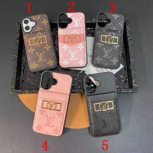 Louis Vuitton Dauphine Flip Card Holder Case for Samsung Galaxy Phone