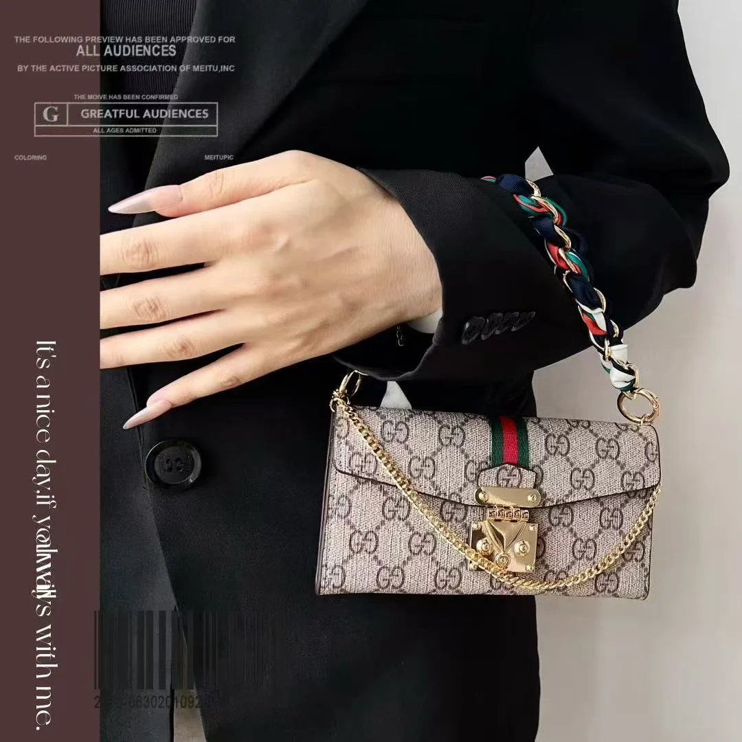 LV iPhone 17 Scarf Chain Handbag Case Collection