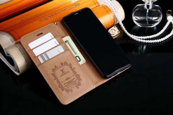 LV iPhone 17 Series Designer Pattern Wallet Case - Circular Metal Clasp LV iPhone 17 Series Designer Pattern Wallet Case - Circular Metal Clasp