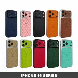 LV Vertical Grain Ultra-Slim Case for iPhone 16 Series LV Vertical Grain Ultra-Slim Case for iPhone 16 Series