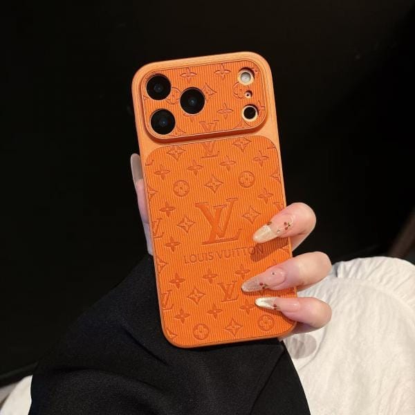 LV Vertical Grain Ultra-Slim Case iPhone 17 Series