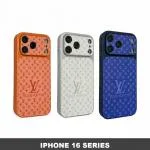 LV Monogram Ultra-Slim Split Leather Case for iPhone 17 Series
