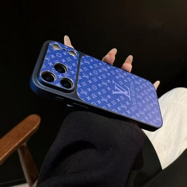 LV Monogram Ultra-Slim Split Leather Case for iPhone 17 Series