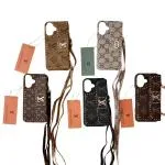 Louis Vuitton Stripe Leather Thin iPhone Case
