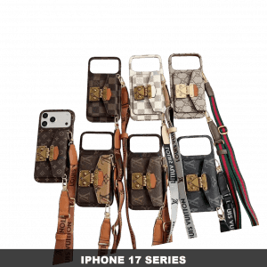 iPhone 17 / Pro / Max Crossbody Case - Dauphine Style Wallet & Wide Strap