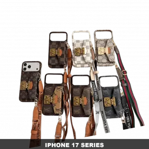 iPhone 17 / Pro / Max Crossbody Case - Dauphine Style Wallet & Wide Strap iPhone 17 / Pro / Max Crossbody Case - Dauphine Style Wallet & Wide Strap