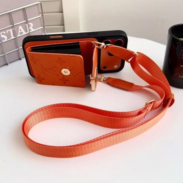 LV iPhone 17 Series Crossbody Wallet Case - Empreinte Accordion Slot LV iPhone 17 Series Crossbody Wallet Case - Empreinte Accordion Slot