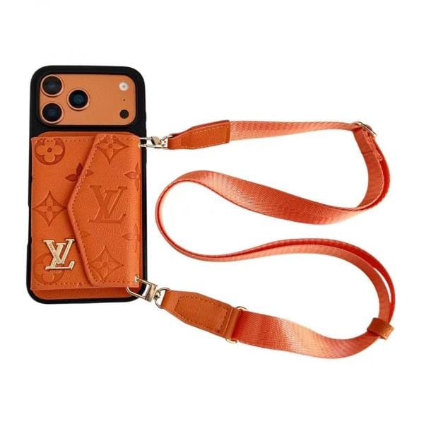 LV iPhone 17 Series Side-Opening Wallet Case - Empreinte Leather & Lanyard LV iPhone 17 Series Side-Opening Wallet Case - Empreinte Leather & Lanyard