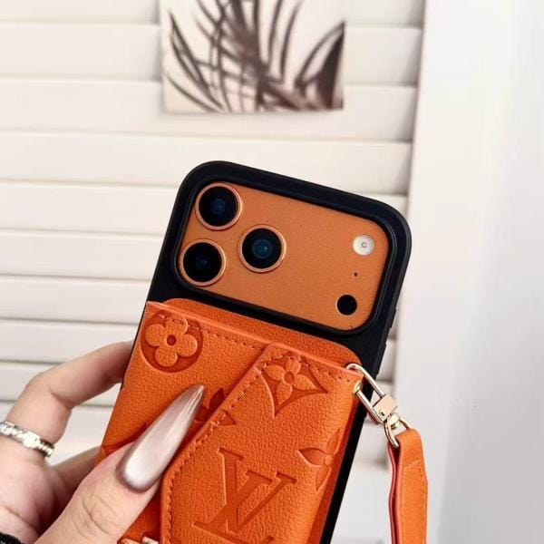LV iPhone 17 Series Side-Opening Wallet Case - Empreinte Leather & Lanyard LV iPhone 17 Series Side-Opening Wallet Case - Empreinte Leather & Lanyard