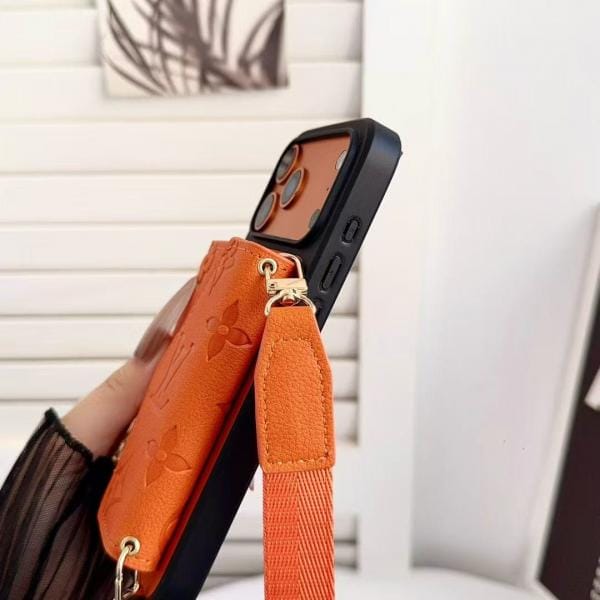 LV iPhone 17 Series Side-Opening Wallet Case - Empreinte Leather & Lanyard LV iPhone 17 Series Side-Opening Wallet Case - Empreinte Leather & Lanyard