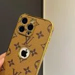 Louis Vuitton Monogram iPhone Case with Apple Logo Cutout Louis Vuitton Monogram iPhone Case with Apple Logo Cutout