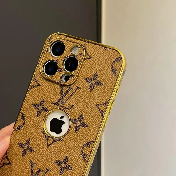 Louis Vuitton Monogram iPhone Case with Apple Logo Cutout Louis Vuitton Monogram iPhone Case with Apple Logo Cutout