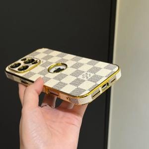 Louis Vuitton Monogram iPhone Case with Apple Logo Cutout Louis Vuitton Monogram iPhone Case with Apple Logo Cutout