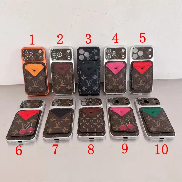 Monogram MagSafe Card Holder Case for iPhone 17/16/15/14 Series Monogram MagSafe Card Holder Case for iPhone 17/16/15/14 Series